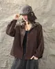Sudadera con capucha 2026 primavera y otoño nueva tendencia estilo coreano chaqueta holgada camisa de manga larga talla grande para mujer