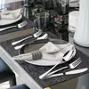 Amazon Transfronterizo Juego de Cubiertos Occidentales de Acero Inoxidable Cuchillo, Tenedor y Cuchara 24 Piezas Cuchillo para Bistec, Tenedor y Cuchara Acero Inoxidable Venta al por Mayor