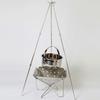 Mini Trípode de Aleación de Aluminio Juego de Parrilla para Barbacoa Colgador de Olla Rejilla de Soporte para Barbacoa Camping Portátil para Exterior Ligero
