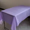 Fornecedor da Fabricante Toalha de Mesa Descartável para Festa Tecido Plástico PE Mesa de Sobremesa de Aniversário Toalha de Mesa Cor Pura 137*183cm
