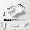 Platos creativos para snacks de forma irregular para bares y KTVs, Platos de postre comerciales para buffet, Vajilla de melamina