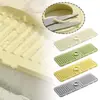 Alfombrilla Antisalpicaduras de Silicona para Desagüe de Grifo de Cocina, con Retención de Agua, Cortable, Plegable, para Lado Estrecho, Mesa de Lavado, Alfombrilla Absorbente