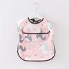 Babador Smock de Verão para Crianças, Babador para Saliva de Bebê para Comer, Meninos e Meninas, Pintura Infantil, Babador para Alimentação, Impermeável para Usar ao Contrário