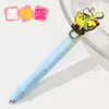Estudiantes sujetando un bolígrafo con postura positiva y presionando un bolígrafo de 0.38 mm pueden reemplazar la bolsa de tinta alto valor de color escritura aprendizaje caligrafía escritura tarea