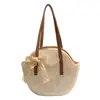 Bolsa de Palha Tecida Transfronteiriça de Comércio Exterior para Mulheres 2026 Novo Modelo Grande Capacidade Moda Bolsa de Ombro Tecida Bolsa de Mão Tendência Bolsa Tote