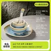 Juego de vajilla de melamina para hot pot, hoteles y restaurantes, incluyendo tazones, platos, tazas y cucharas resistentes al calor, al por mayor para uso comercial