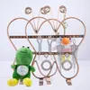 Nuevo y lindo expositor de pendientes de mariposa al por mayor moda exquisitos pendientes estante para joyas estante de joyas de hierro