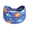 Diadema de Yoga Bohemia Retro Estampada Europea y Americana Diadema Deportiva para Mujer Anti-Sudor Correr Versión Ancha Pañuelo Africano