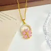Colar Guirlanda de Flores Coloridas Transfronteiriça Colar Feminino Design de Nicho Acessórios de Sentido Verão Pequeno Fresco Sentido de Alto Padrão Ornamentos