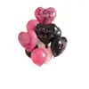 Día de San Valentín Confesión Amor Te Amo Globo 18 pulgadas Película de Aluminio Rojo Rosa Negro Confesión Propuesta