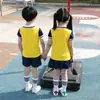 Uniformes de Jardim de Infância, Uniformes de Escola Primária Estilo Britânico de Verão, Roupas Esportivas, Roupas de Apresentação Infantil, Roupas de Formatura, Uniformes de Classe