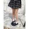 Weiwei Girl 1083-1 Mocassins de Luxo para Mulheres com Solas Grossas 2026 Novo Estilo Sapatos de Couro Britânicos Retrô