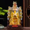 Nueva Kowloon Jade Emperador Madre Reina Emperatriz Buda Estatua Hogar Jade Emperador Madre Resina Buda Estatua Artesanías Adornos