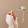Horquilla de Pelo con Borla Estilo Chino para Caminar para Mujer, Peineta de Gama Alta, Adorno para el Cabello, Nuevo Disco de Pelo Antiguo, Accesorios Hanfu Cheongsam