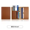 Portapasaporte de cuero PU con múltiples ranuras para tarjetas, funda de pasaporte de cuero, nuevo modelo para TikTok transfronterizo, en stock