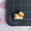 Mini Oso Lindo Juguete de Comida Pan Papas Fritas Garra de Oso Puff Accesorios de Resina DIY Accesorios Decorativos para Tocados Zapatos