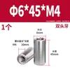 Acero Inoxidable 304 Pasador Cilíndrico Pasador de Posicionamiento Fabricante Venta al por Mayor Doble Extremo Rosca Interna Acero Inoxidable de Precisión Pasador Cilíndrico Sólido