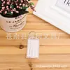 Chaveiro Plástico Transparente PP com Tampa Etiqueta de Classificação Marcação Manual Chaveiro Cartão de Quarto de Hotel Pingente de Mala