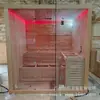 Cuarto de Sudoración, Caja de Fumigación para Sudar, Cuarto de Vapor Seco y Ondas de Luz de Venta Directa, Estufa de Sauna, Cuarto de Sauna de Vapor Húmedo para Todo el Cuerpo