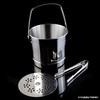 Ventas Directas de Fábrica Cubitera de Acero Inoxidable Engrosado Cubitera para Cerveza Ktv Bar Bolso para Champagne Doble Capa Simple Capa Cubitera
