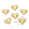 AliExpress 5 acrílico galvanizado UV contas redondas Pêssego coração Bow contas feitas à mão DIY brincos joias pingente