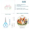Transfronteiriço Novo Produto Bordado DIY Série Cachorro Kit de Material de Tecido Feito à Mão Corgi Criativo Artesanato Manual Inglês