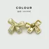 Botones Metálicos de Diamante para Abrigos de Traje de Gama Alta Botones Dulces para Suéteres Chaquetas Tejidas Botones Decorativos para Vestidos