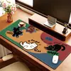 Mouse Pad Fofo de Desenho Animado para Mesa de Escritório Mouse Pad Antiderrapante para Laptop de Dormitório Resistente à Sujeira Resistente ao Desgaste Teclado Macio