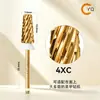 Novo produto internacional: Cabeça de polimento de unha cinco em um de aço de tungstênio com polimento bidirecional de dente cruzado para mãos esquerda e direita, cabeça banhada a ouro