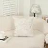 Funda de almohada popular transfronteriza, estilo Ins, fresca y versátil, adecuada para la decoración de la sala de estar, el sofá y el cabecero de la cama, funda de cojín de tela jacquard