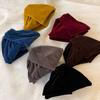 Pinza Francesa Simple de Terciopelo con Forma de Concha para Mujer 2025 Nuevo Clip para el Cabello de Alta Gama en la Parte Posterior de la Cabeza Elegante Pinza de Tiburón Accesorios para el Cabello