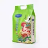 Bolsa de Arroz Portátil Grado Alimenticio Engrosada Material Nuevo Sellado Octagonal Auto-parante Ventana Transparente Sellada a Prueba de Humedad Bolsa de Embalaje Personalizable