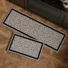 Tapete de cozinha de alta qualidade estilo antigo de médio estilo antiderrapante absorvente de óleo resistente a manchas longo doméstico tapete de piso engrossado cama de casal