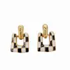Joyería Transfronteriza Nicho Pendientes Colgantes de Alta Gama Accesorios Pendientes de Lujo Ligero Patrón de Espiga Estilo Coreano Pendientes Elegantes para Mujer