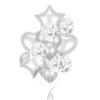Set de globos de película de aluminio de 18 pulgadas, 14 piezas, lentejuelas perladas, color oro rosa, decoración para fiesta de cumpleaños infantil, diseño de ambiente, globo