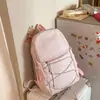 Ilhas Nubladas, Bolinhas, Mochila Weitian, Mochila para Estudante Universitário, Mochila de Viagem para Aluna do Ensino Médio, Mochila Atmosférica para Caminhada