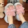 Zapatos de Hada de Moda con Suelas Gruesas, Sandalias de Plataforma, Sandalias de Playa Florales Estilo Francés de Perlas 2026