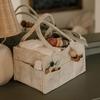 Caja de almacenamiento para pañales de bebé niño niña caja de almacenamiento grande bolsa tote portátil caja de almacenamiento organizador para coche