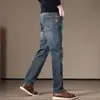 Ropa de Hombre Xintang / Jeans para Hombre Otoño/Invierno, Pierna Recta, Corte Delgado, Versátiles, Elásticos, Pantalones Casuales para Negocios y Ocio