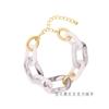 Pulsera Brazalete Cadena Mármol Imitación Europeo y Americano Gris Translúcido Novia Muñeca Guangzhou Transfronterizo Especial