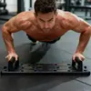 Tabla de entrenamiento para flexiones - mango antideslizante, equipo de fitness para el hogar, adecuada para ejercicios de core, pecho, brazos, piernas y espalda - unisex