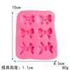 Molde para bolo de chocolate com fondant de doce de laço multiestilo, molde de silicone para pintura a fogo epóxi DIY, grão de cera