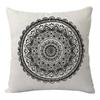 Serie estilo retro americano estampado digital procesamiento de transferencia térmica fabricantes de fundas de almohada al por mayor