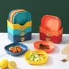 Plato para bocadillos para el hogar plato para bocadillos plato con forma de pala plato para huesos mesa de comedor plato cuadrado de espina de pescado fruta seca Fruta Nuez Plato resistente a caídas