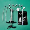 Juego de 14 Piezas de Herramientas de Aluminio para Cambio de Aceite, Adecuado para Bicicleta Scooter Eléctrico Frenos de Disco Hidráulicos Herramientas de Purga de Aire