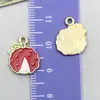 Série Frutas Gota de Óleo Acessórios para Joias DIY Pingente de Morango Cereja Pingente Pulseira Colar Liga Transfronteiriça Pingente