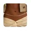 Cadena Corporal Nueva Moda Simple Transfronteriza Europea y Americana Doble Capa Cadena de Cintura para Bikini de Playa Accesorios Creativos para Fiesta de Festival 2025
