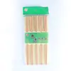 Juego de vajilla plato calentador palillos 10 pares de palillos de palo de rutaceae en caja puestos básicos artículos de uso diario fabricantes al por mayor