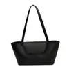 Bolsa de Ombro Elegante e Versátil com Padrão Lichia para Mulheres Verão 2025 Nicho Retrô Grande Capacidade Ombro Único Bolsa para Sogra