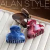 El nuevo pasador de pinza de garra mediano de estilo coreano vintage de Alan es un accesorio para el cabello sofisticado y exquisito para peinados recogidos, con un diseño simple